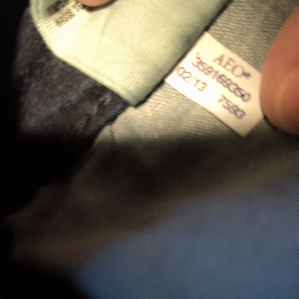 Super Stretch Skinny w/30.5" Inseam Mid Rise American Eagle Size 14 Denim sac309 - Picture 7 of 7